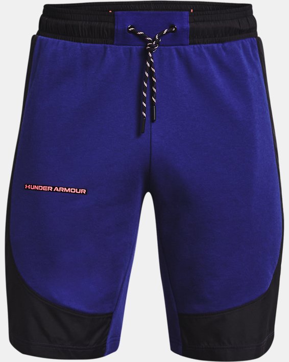 Men's UA Rival Terry AMP Shorts, Blue, pdpMainDesktop image number 4